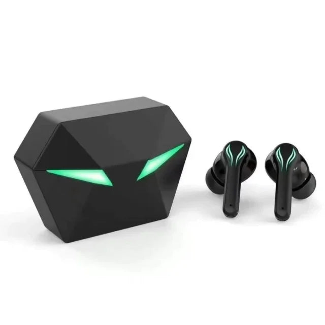 IT-BLUE LE-2406 Wireless Bluetooth Earphones – In-Ear Stereo Headset for Gaming, Gym, Running & Training with Microphone, LED Display, and Up to 8H Battery