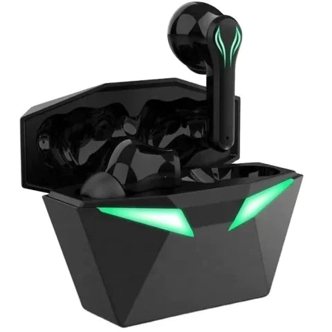 IT-BLUE LE-2406 Wireless Bluetooth Earphones – In-Ear Stereo Headset for Gaming, Gym, Running & Training with Microphone, LED Display, and Up to 8H Battery