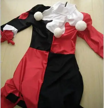 Classic Harley Quinn Costume for Adults – Halloween, Cosplay, Fancy Dress for Women