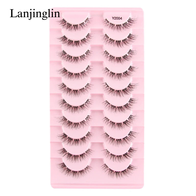 Natural Long 3/10 Pairs 3D Mink Lashes Soft Wispy Fluffy False Eyelashes Extension Make up Tools Fake Lashes maquillaje Cílios