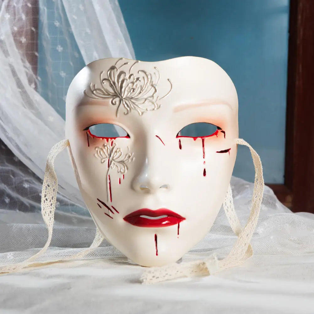 Cosplay Party Chinese Style Masks Anime Mask Hanfu Costume Accessories Carnival Masquerade Mask Halloween Role Play Party Decor