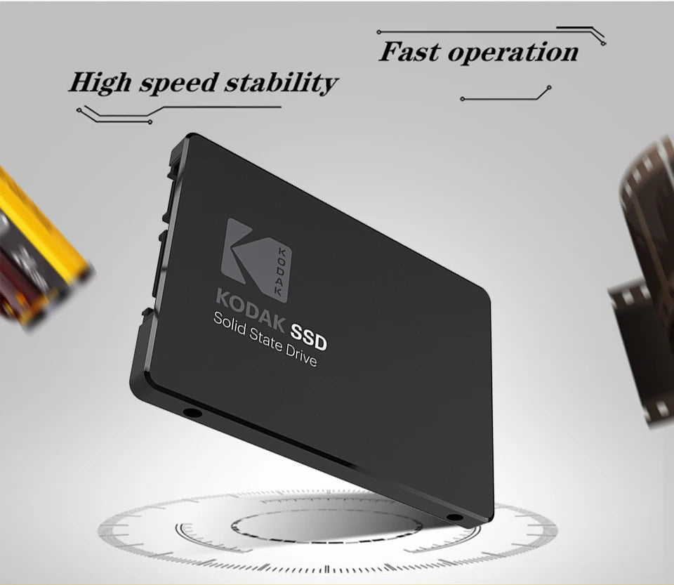 Kodak X120 PRO 2.5" Internal SSD – High-Speed SATA III Hard Drive for Laptops, Available in 128GB, 256GB, 512GB & 1TB, Reliable TLC NAND Flash Storage
