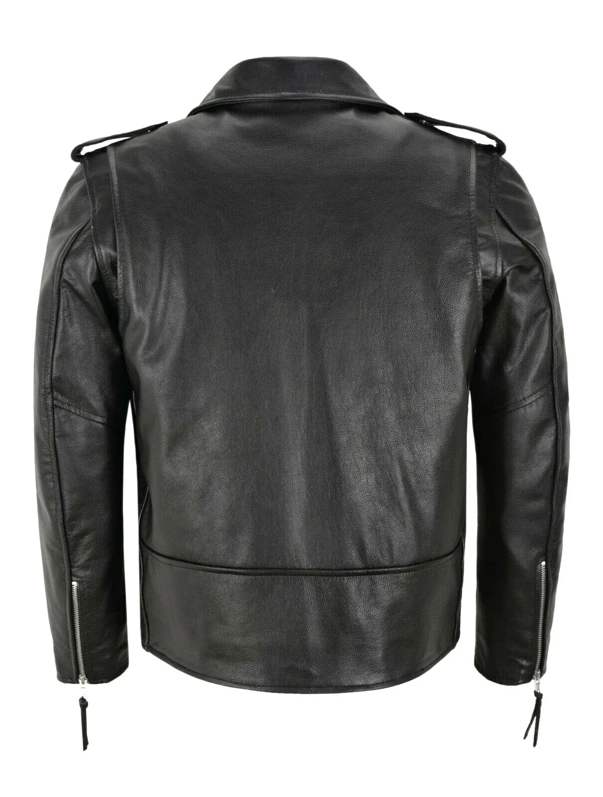Gothic Punk Men’s Faux Leather Jacket – Slim Fit Motorcycle Coat, Medieval Cosplay Outerwear