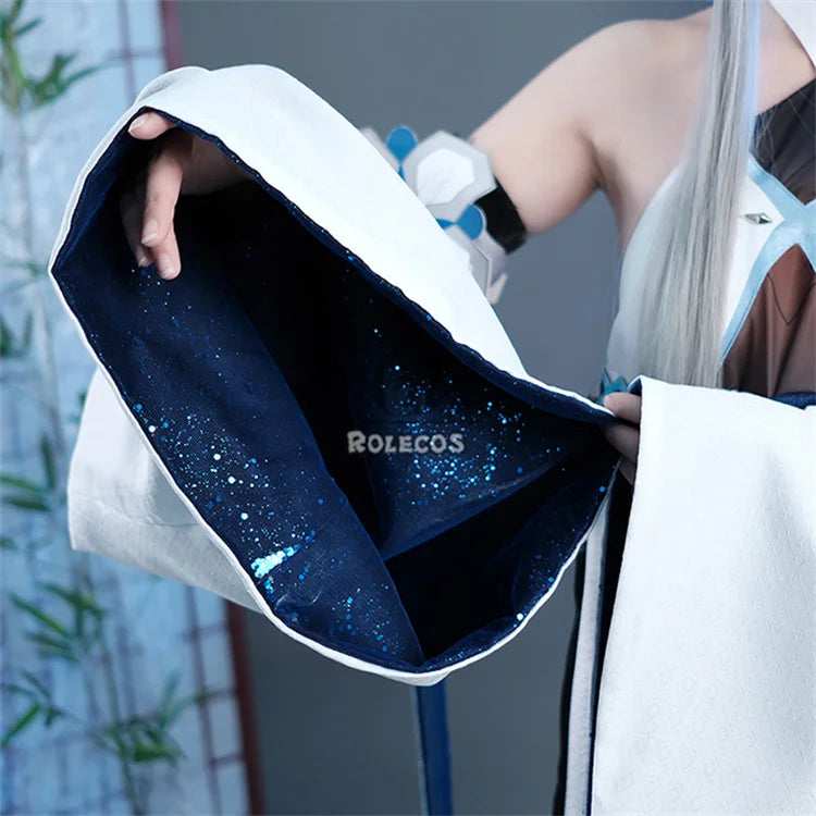 ROLECOS Game Genshin Impact Guizhong Cosplay Costume Women Dress Guizhong Liyue Gods Halloween Role Play Outfit