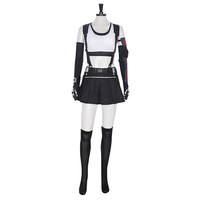 Game Character Cosplay Costume – Tifa Anime-Inspired Outfit for Role Play & Events