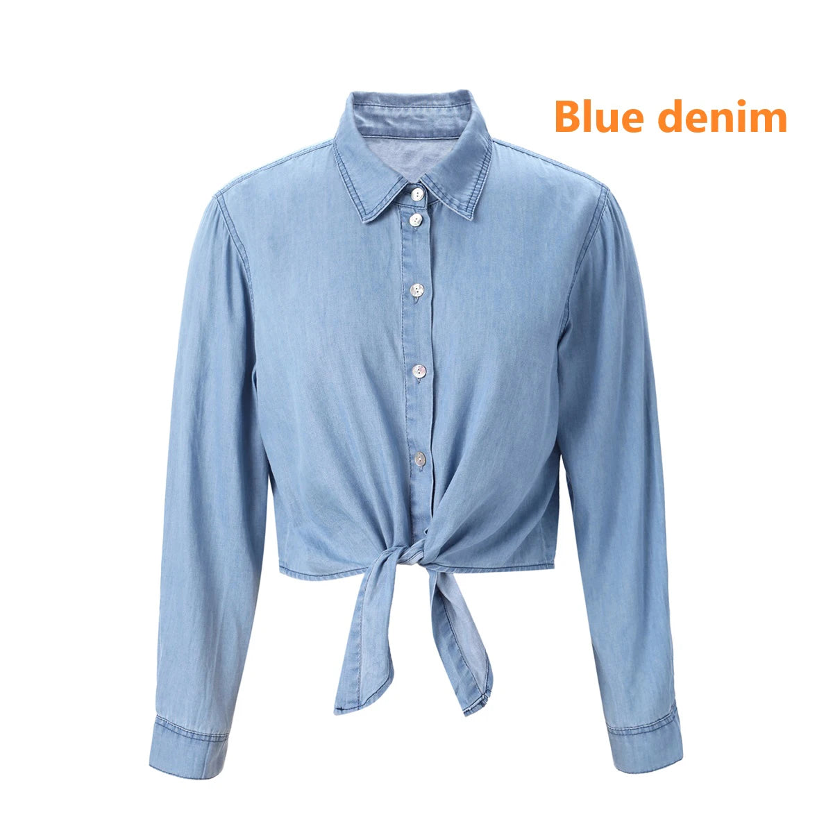 SOUTH TAO Lightweight Denim Wrap Blouse & Slip Dress – Women’s Ankle-Length A-Line Dress with Spaghetti Straps, Casual Spring Outfit