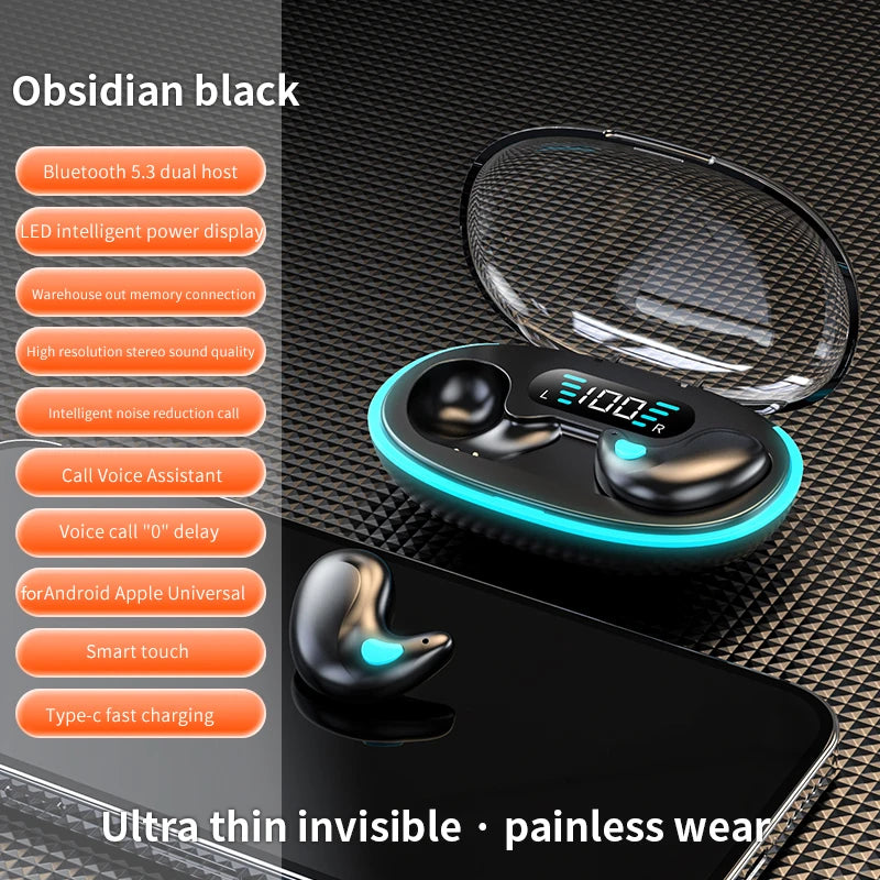 Invisible Comfort Sleep Earbuds – Long Playtime, Noise-Proof, Ergonomic Fit