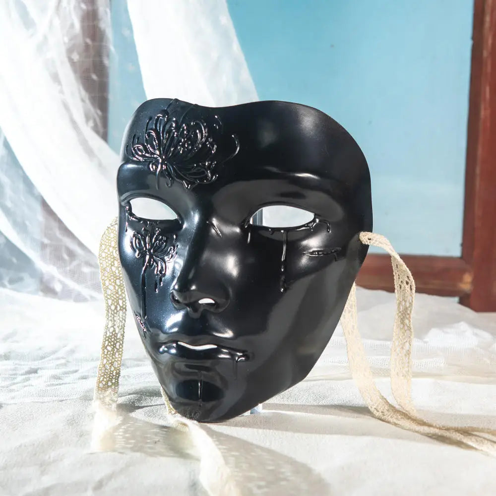 Cosplay Party Chinese Style Masks Anime Mask Hanfu Costume Accessories Carnival Masquerade Mask Halloween Role Play Party Decor