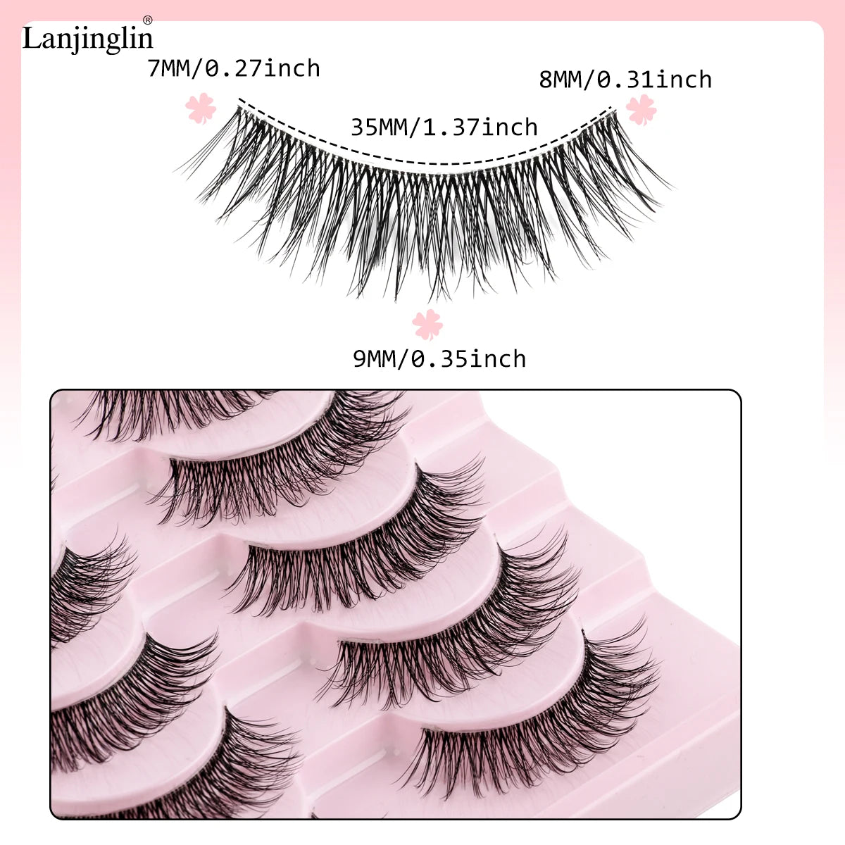 Natural Long 3/10 Pairs 3D Mink Lashes Soft Wispy Fluffy False Eyelashes Extension Make up Tools Fake Lashes maquillaje Cílios