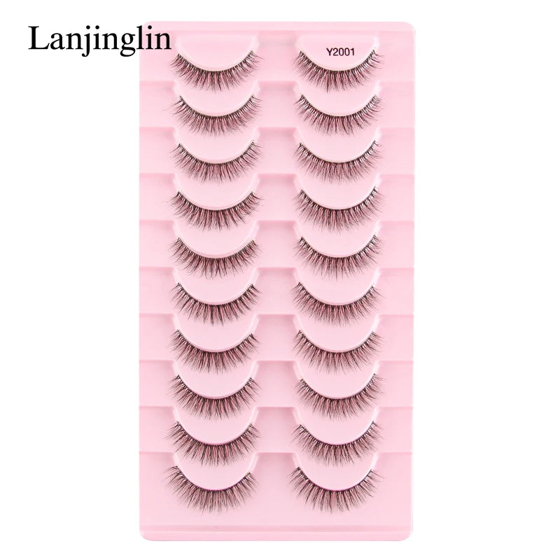 Natural Long 3/10 Pairs 3D Mink Lashes Soft Wispy Fluffy False Eyelashes Extension Make up Tools Fake Lashes maquillaje Cílios