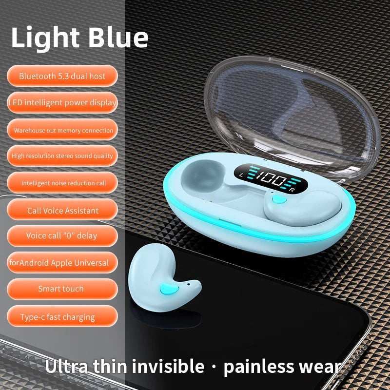 Invisible Comfort Sleep Earbuds – Long Playtime, Noise-Proof, Ergonomic Fit