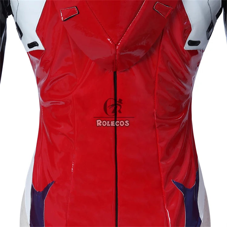 ROLECOS EVA Asuka Langley Soryu Cosplay Costume Asuka Langley Soryu Sexy Combat Jumpsuit Halloween Outfits Women Party Suit