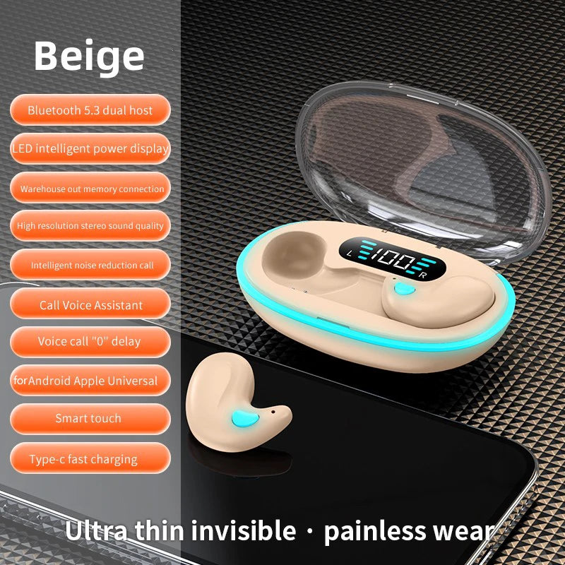 Invisible Comfort Sleep Earbuds – Long Playtime, Noise-Proof, Ergonomic Fit