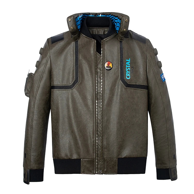 Cyberpunk 2077 Cosplay Costume Set – Futuristic Jacket, Pants, and Accessories for Roleplay, Conventions, Festivals, and Parties