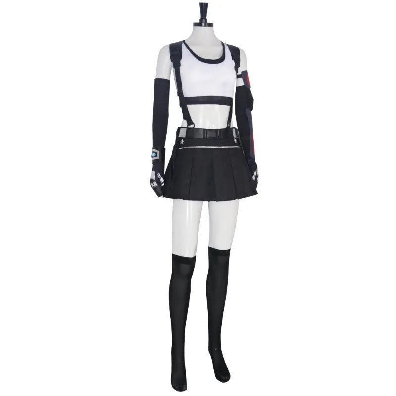 Game Character Cosplay Costume – Tifa Anime-Inspired Outfit for Role Play & Events