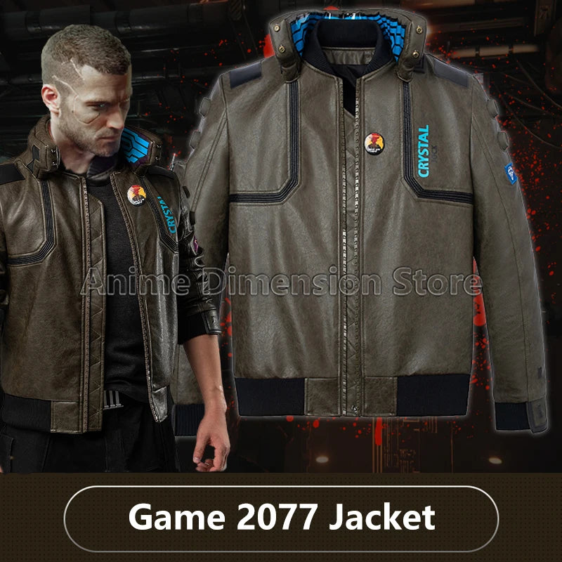 Cyberpunk 2077 Cosplay Costume Set – Futuristic Jacket, Pants, and Accessories for Roleplay, Conventions, Festivals, and Parties