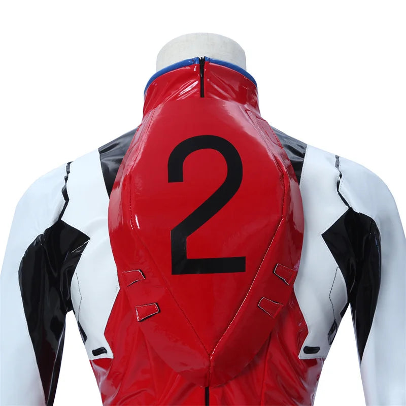ROLECOS EVA Asuka Langley Soryu Cosplay Costume Asuka Langley Soryu Sexy Combat Jumpsuit Halloween Outfits Women Party Suit
