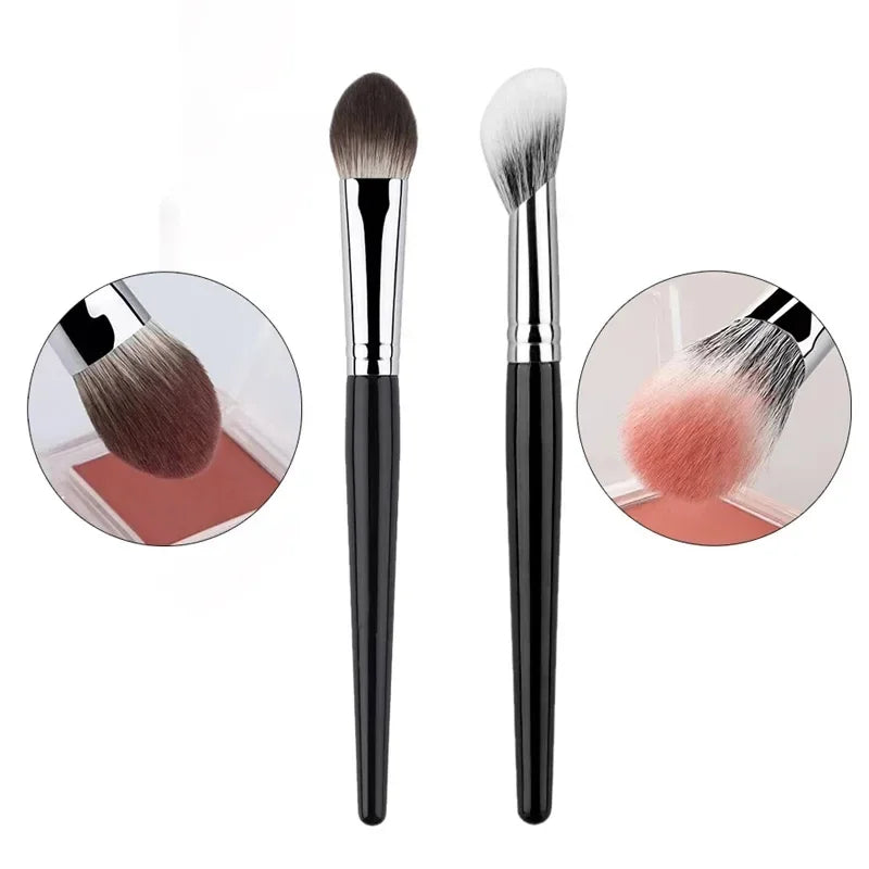 Karsyngirl Luxury Peach Heart Blush Brush – Compact and Precise Makeup Tool for Flawless Cheek Definition and Glow