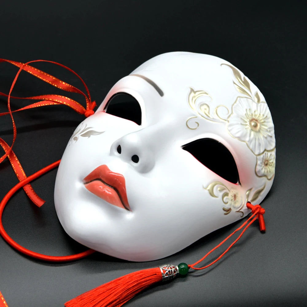 Cosplay Party Chinese Style Masks Anime Mask Hanfu Costume Accessories Carnival Masquerade Mask Halloween Role Play Party Decor