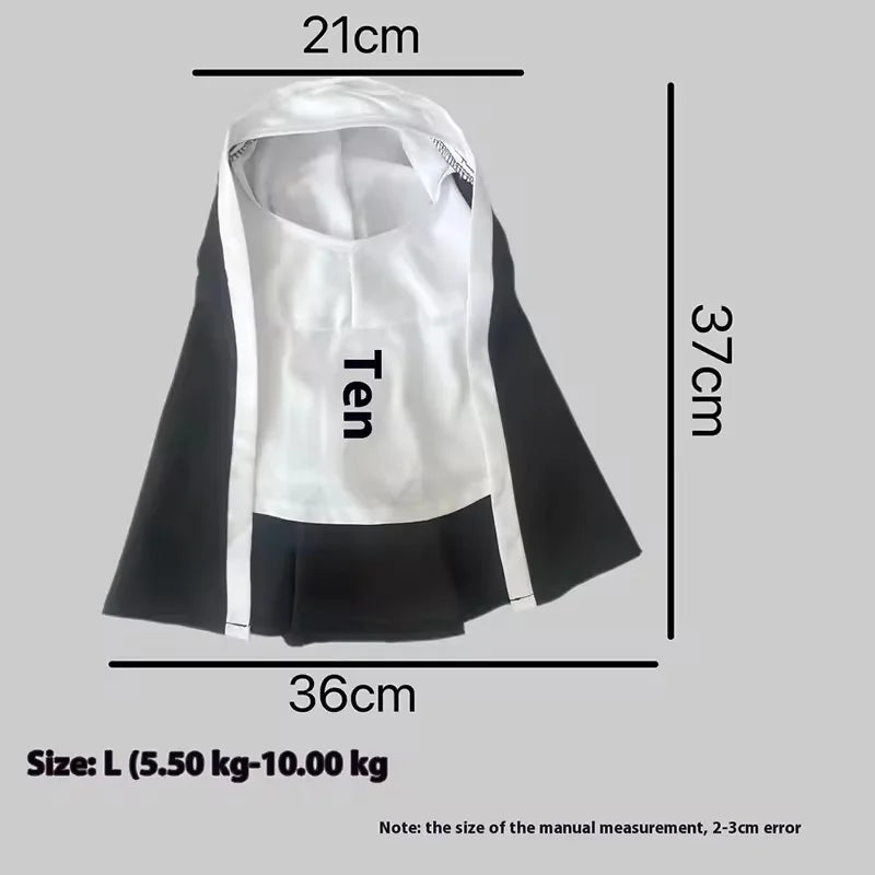 Kawaii Pet Costume 2025 – Cat & Dog Cosplay Nun Cloak Dress for Fun & Creative Play