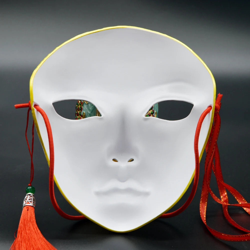 Cosplay Party Chinese Style Masks Anime Mask Hanfu Costume Accessories Carnival Masquerade Mask Halloween Role Play Party Decor