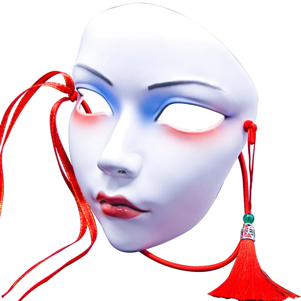 Cosplay Party Chinese Style Masks Anime Mask Hanfu Costume Accessories Carnival Masquerade Mask Halloween Role Play Party Decor