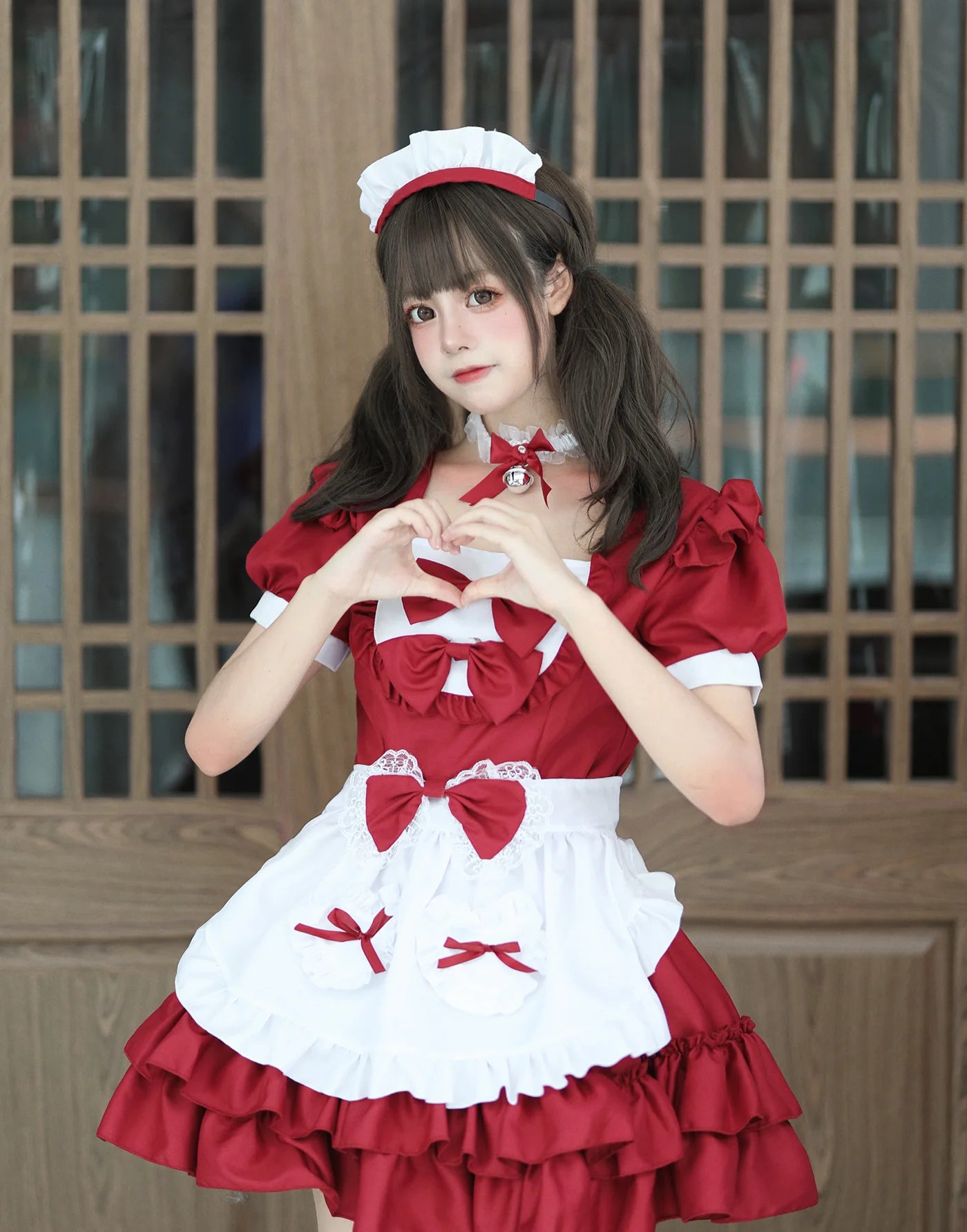 Cosplay Costumes Japanese Soft Girl Maid Wear Ladies Dress Cute Pink Lolita Uniform Suit Cos Clothing Women Skirt Bow Gift Sets