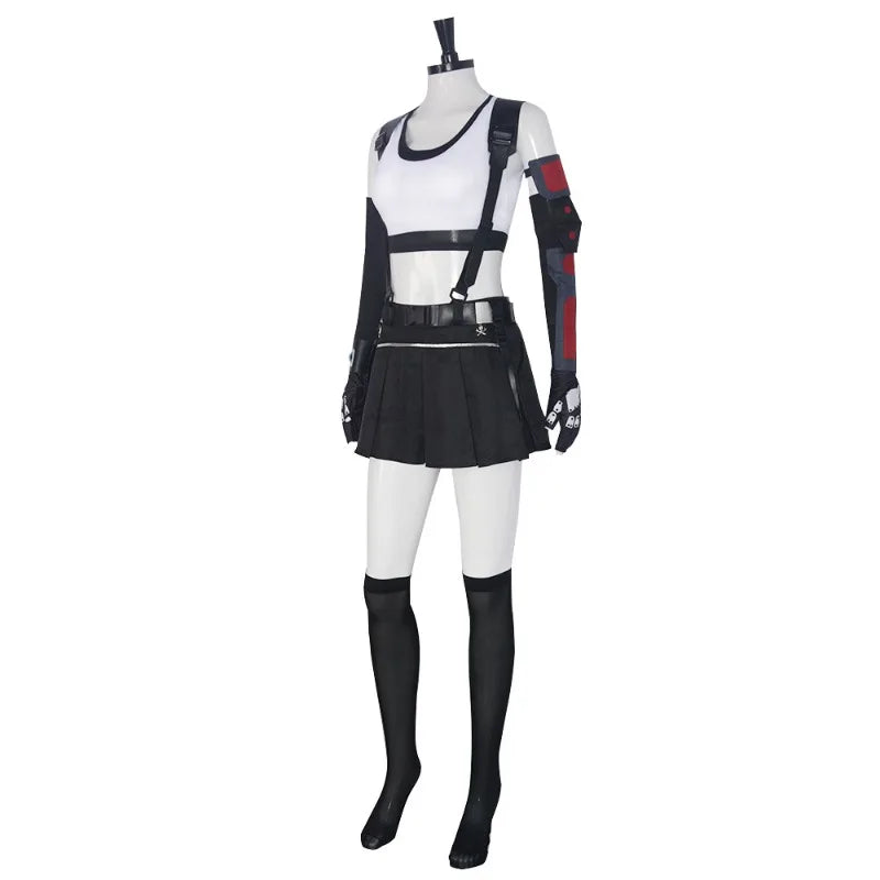 Game Character Cosplay Costume – Tifa Anime-Inspired Outfit for Role Play & Events