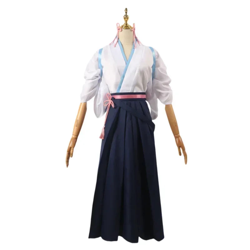 2025 Halloween Costumes de cosplay Kamisato Ayaka, jeu d'impact Genshin, poudre bleue, cheveux blancs, exposition d'anime,