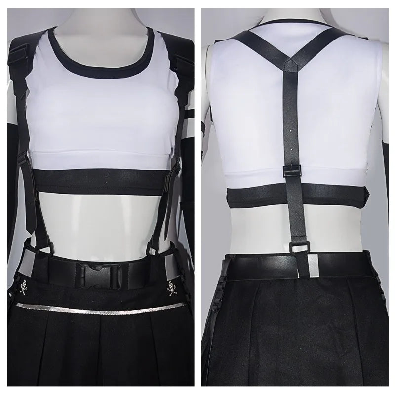 Game Character Cosplay Costume – Tifa Anime-Inspired Outfit for Role Play & Events