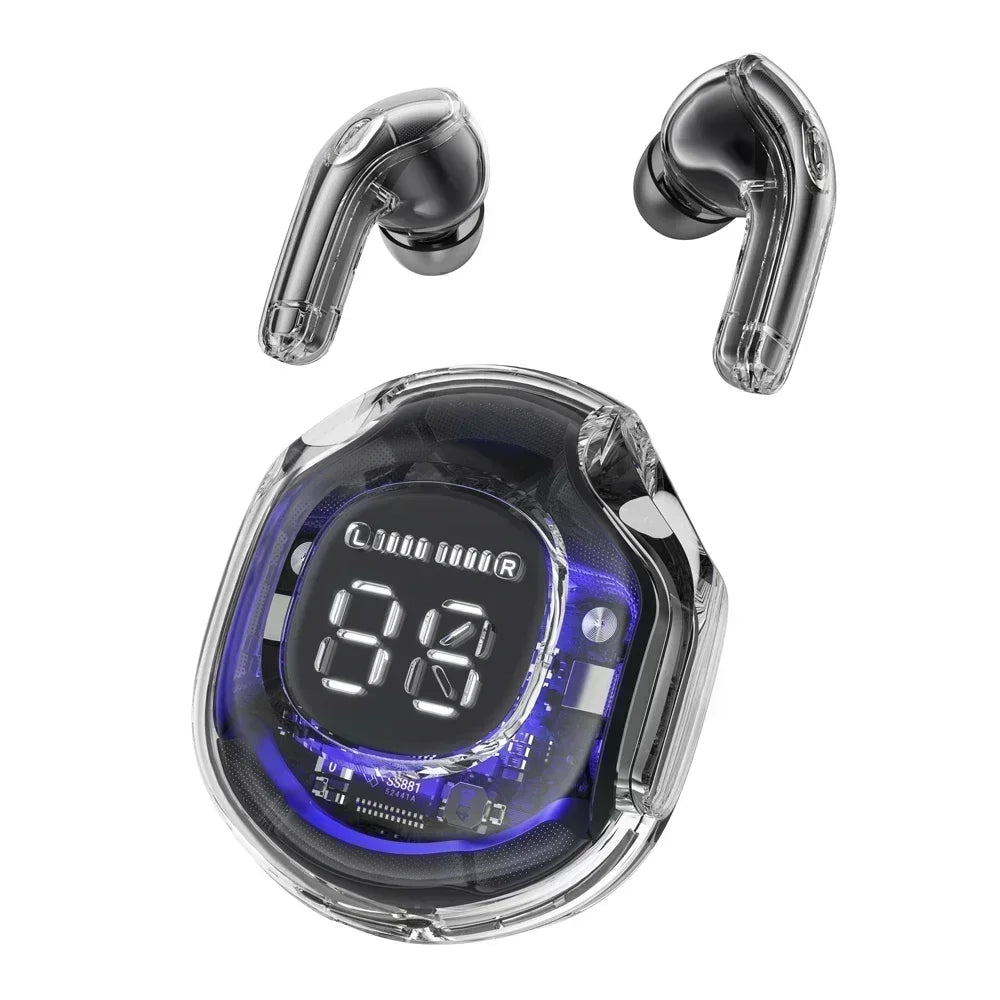 T8 Bluetooth 5.3 Gaming & Sports Earbuds with Deep Bass, Noise Reduction, and Charging Case