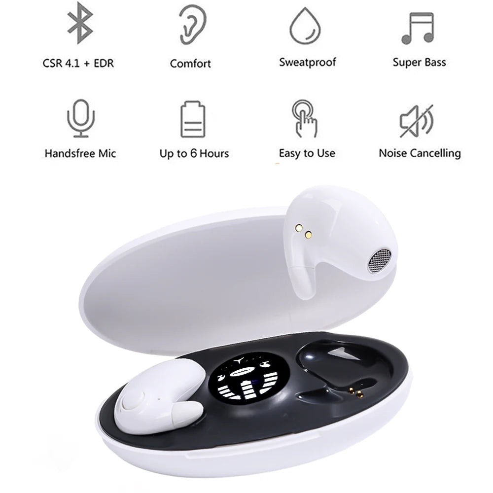 Invisible Comfort Sleep Earbuds – Long Playtime, Noise-Proof, Ergonomic Fit