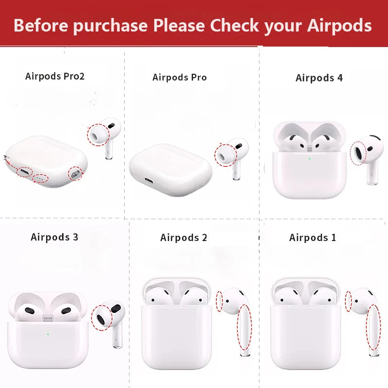 Premium Silicone Earphone Case – Soft Shell Protective Cover for AirPods & Wireless Earbuds, Shockproof and Dustproof