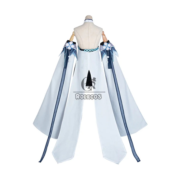 ROLECOS Game Genshin Impact Guizhong Cosplay Costume Women Dress Guizhong Liyue Gods Halloween Role Play Outfit