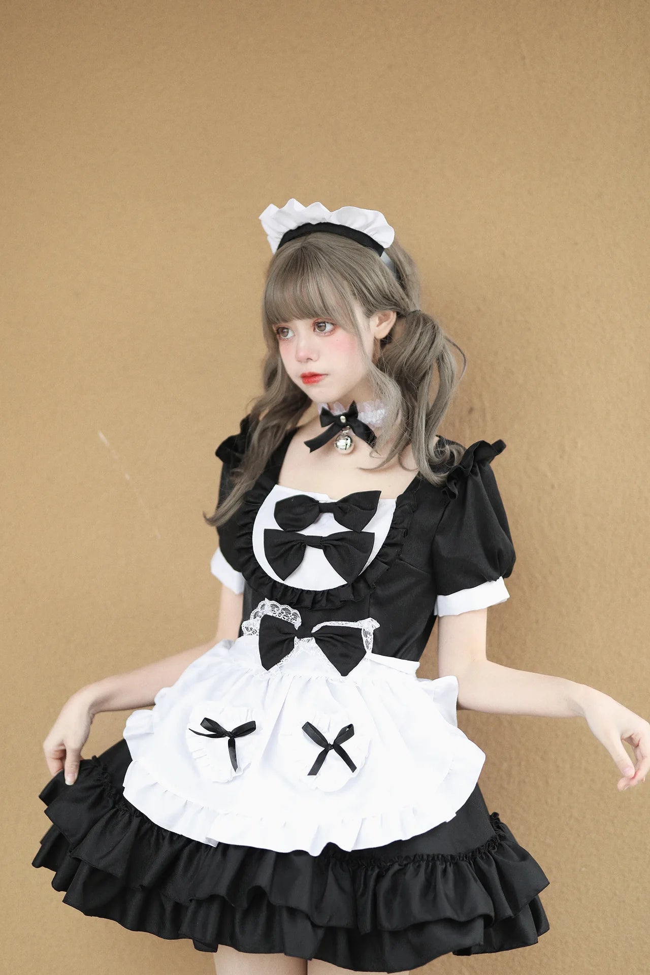 Cosplay Costumes Japanese Soft Girl Maid Wear Ladies Dress Cute Pink Lolita Uniform Suit Cos Clothing Women Skirt Bow Gift Sets