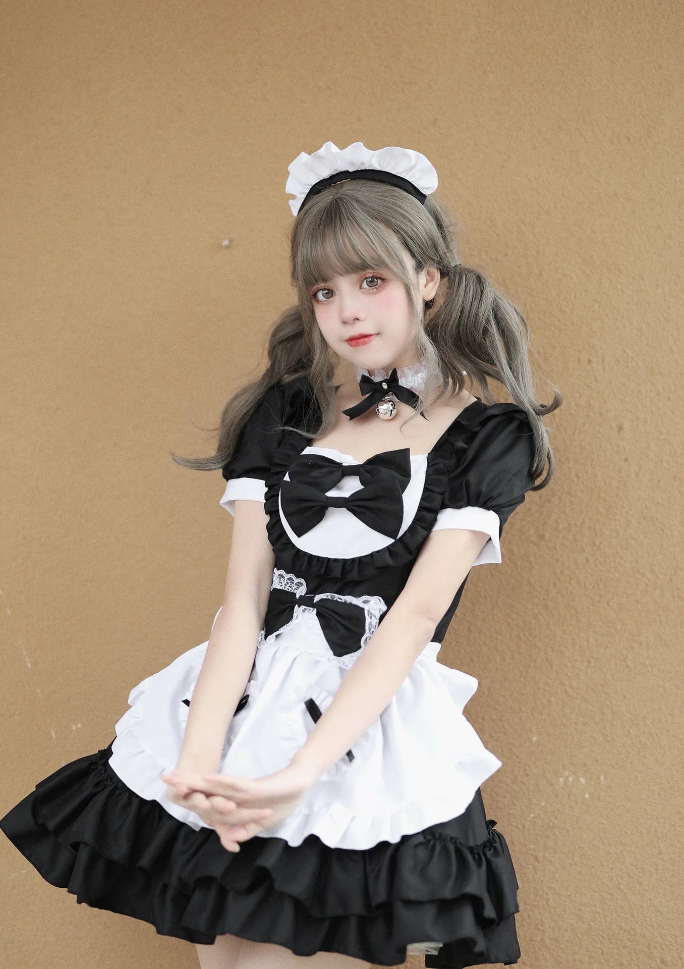 Cosplay Costumes Japanese Soft Girl Maid Wear Ladies Dress Cute Pink Lolita Uniform Suit Cos Clothing Women Skirt Bow Gift Sets