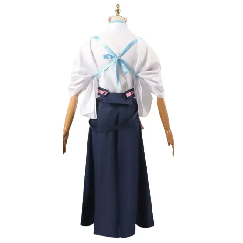 2025 Halloween Costumes de cosplay Kamisato Ayaka, jeu d'impact Genshin, poudre bleue, cheveux blancs, exposition d'anime,