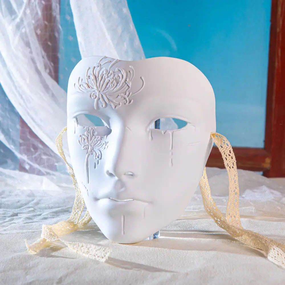 Cosplay Party Chinese Style Masks Anime Mask Hanfu Costume Accessories Carnival Masquerade Mask Halloween Role Play Party Decor