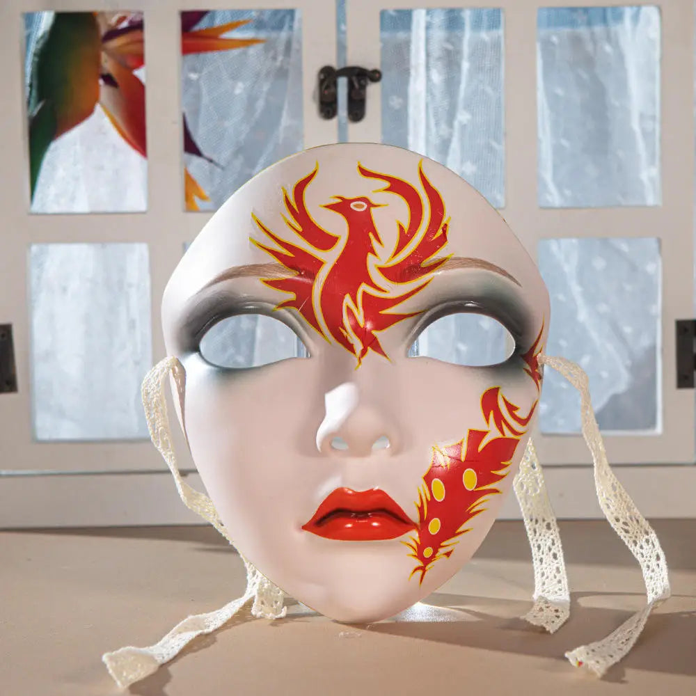 Cosplay Party Chinese Style Masks Anime Mask Hanfu Costume Accessories Carnival Masquerade Mask Halloween Role Play Party Decor