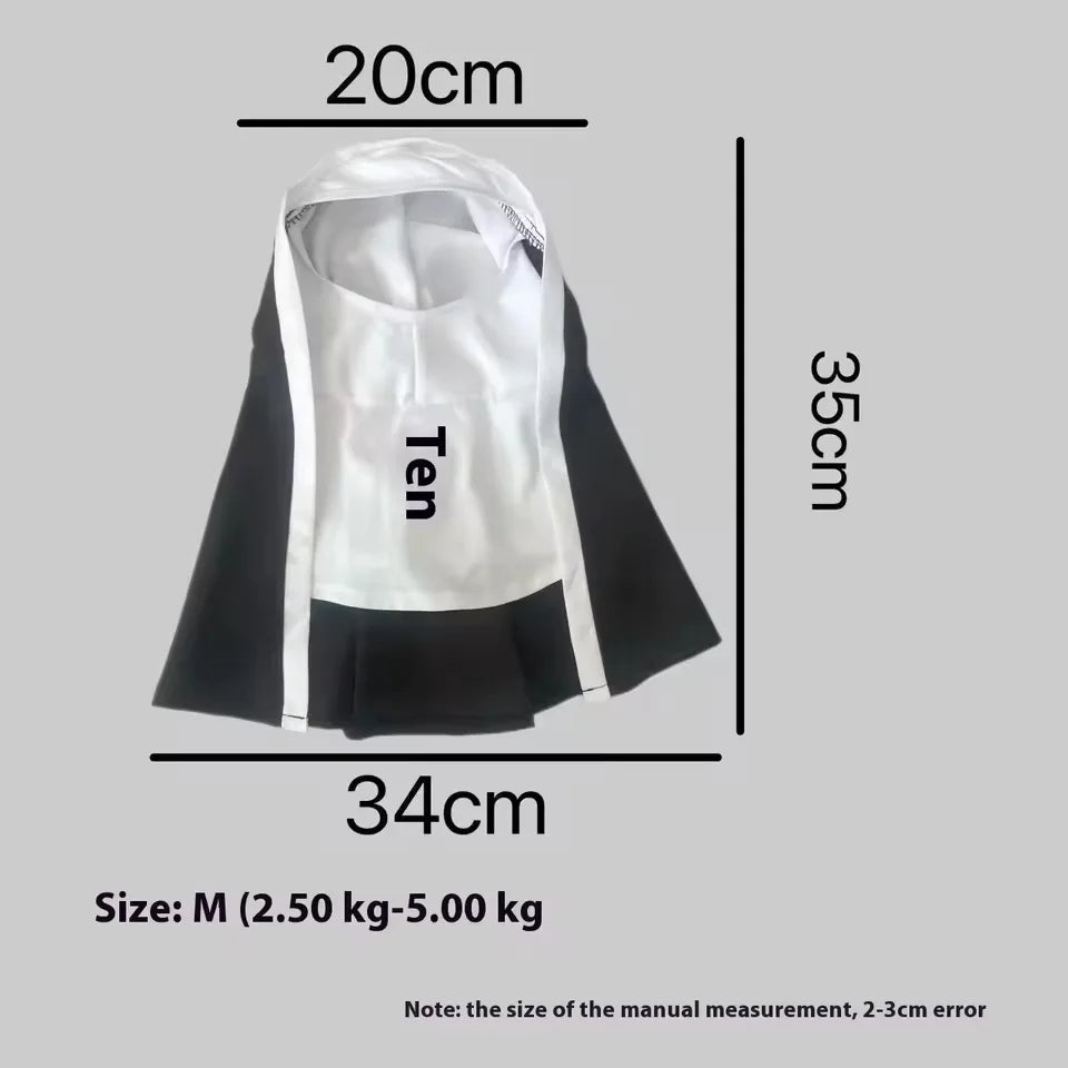 Kawaii Pet Costume 2025 – Cat & Dog Cosplay Nun Cloak Dress for Fun & Creative Play
