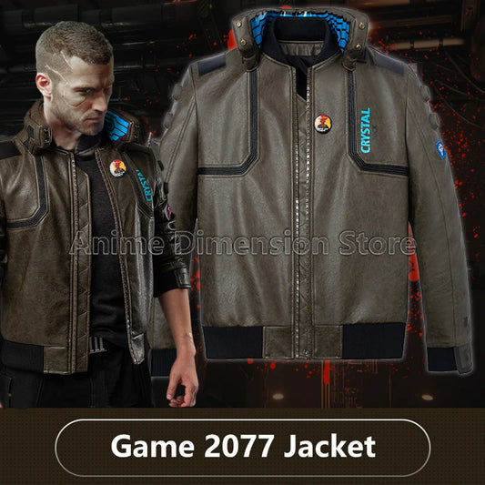 Cyberpunk 2077 Cosplay Costume Set – Futuristic Jacket, Pants, and Accessories for Roleplay, Conventions, Festivals, and Parties