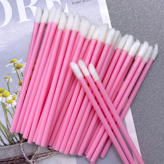 50/1000 PCS Disposable Lip Brush Women Accessories Wholesale Lipstick Gloss Wands Applicator Perfect Best Make Up Tool Hotting