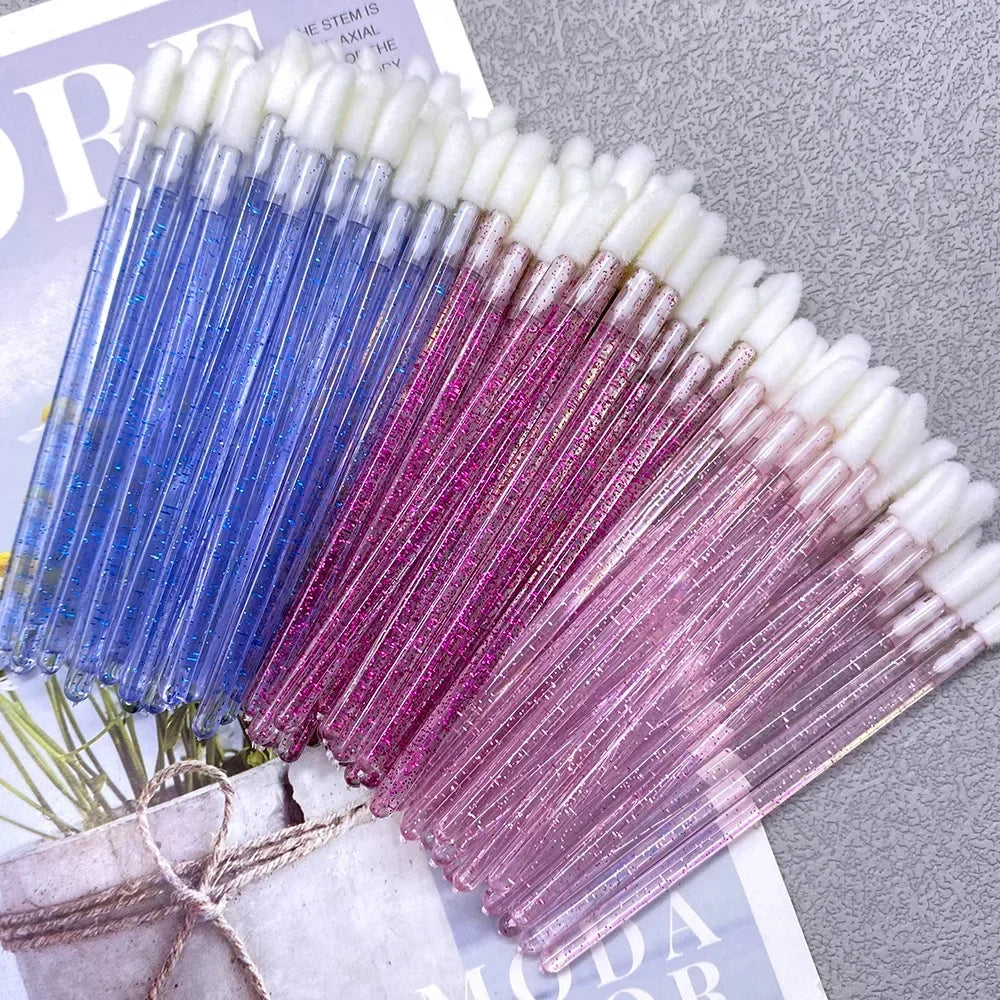 50/1000 PCS Disposable Lip Brush Women Accessories Wholesale Lipstick Gloss Wands Applicator Perfect Best Make Up Tool Hotting