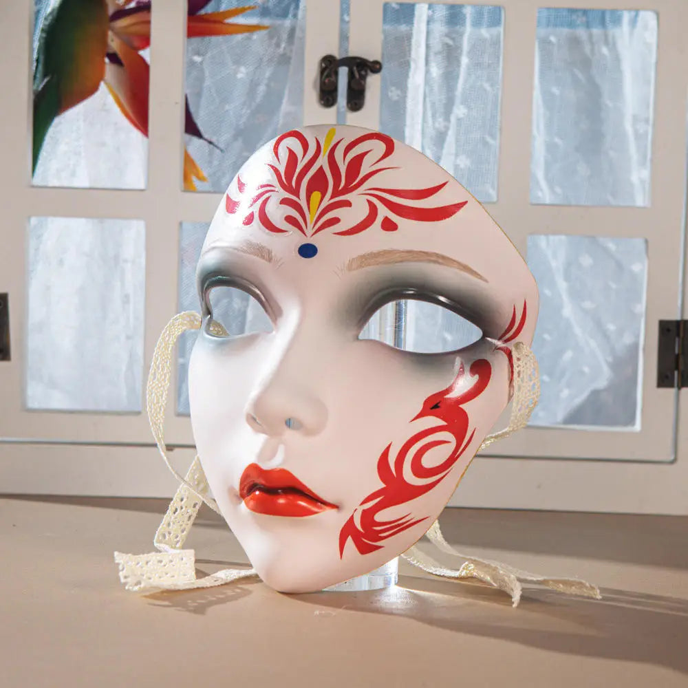 Cosplay Party Chinese Style Masks Anime Mask Hanfu Costume Accessories Carnival Masquerade Mask Halloween Role Play Party Decor