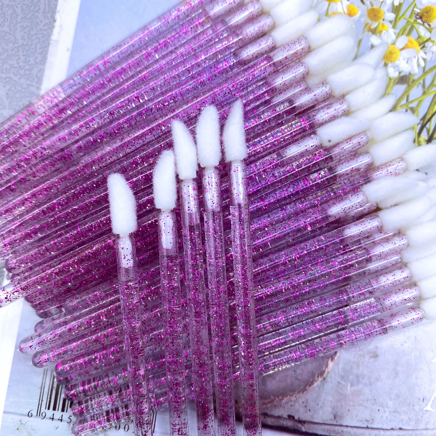 50/1000 PCS Disposable Lip Brush Women Accessories Wholesale Lipstick Gloss Wands Applicator Perfect Best Make Up Tool Hotting