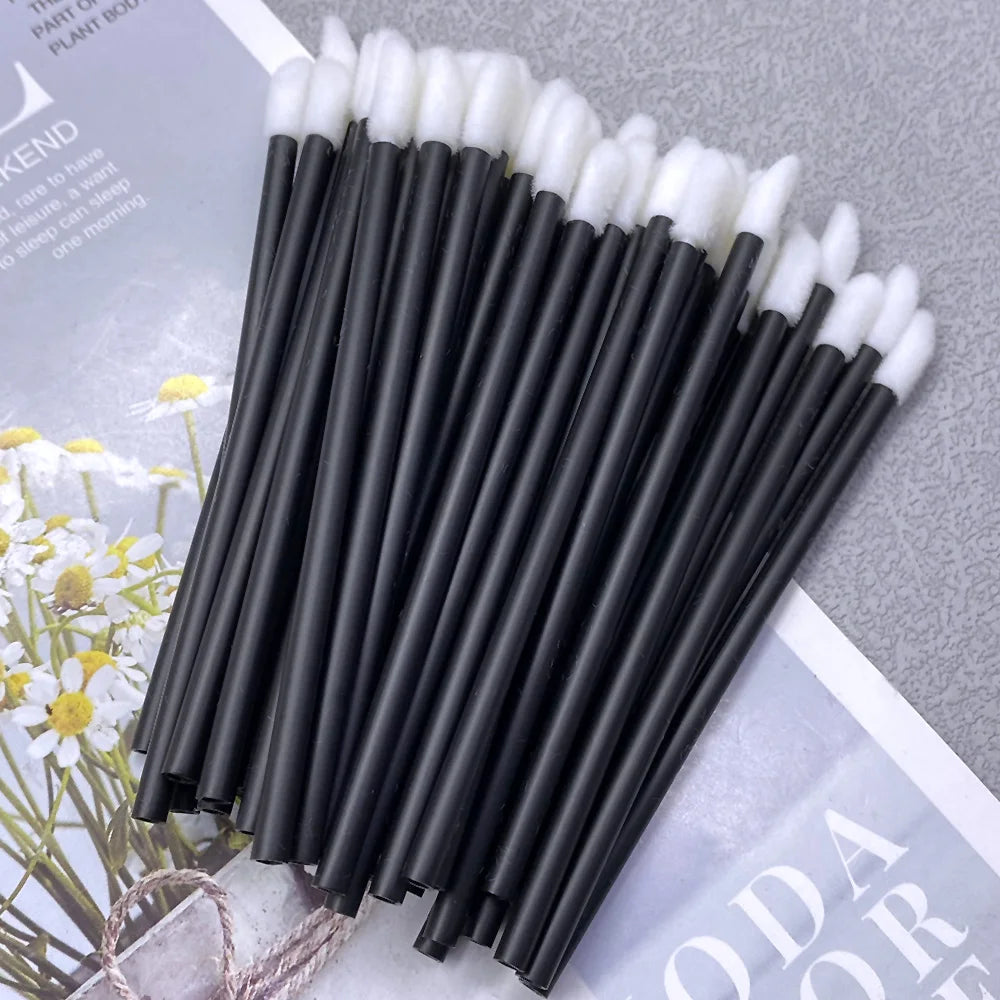 50/1000 PCS Disposable Lip Brush Women Accessories Wholesale Lipstick Gloss Wands Applicator Perfect Best Make Up Tool Hotting
