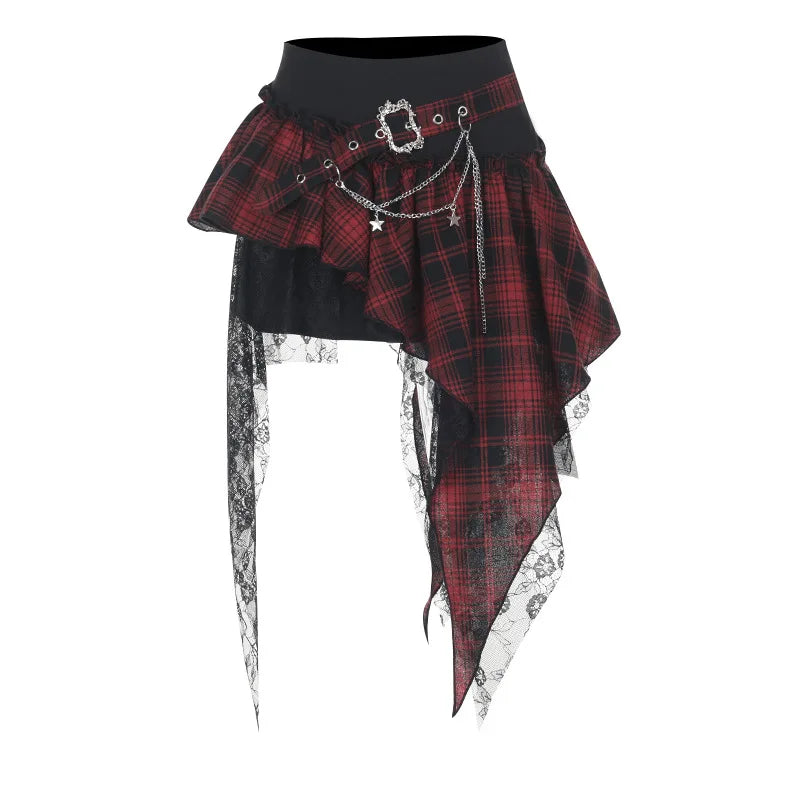Edgy Y2K Punk High Waist Mini Skirt – Streetwear Summer Fashion 2025