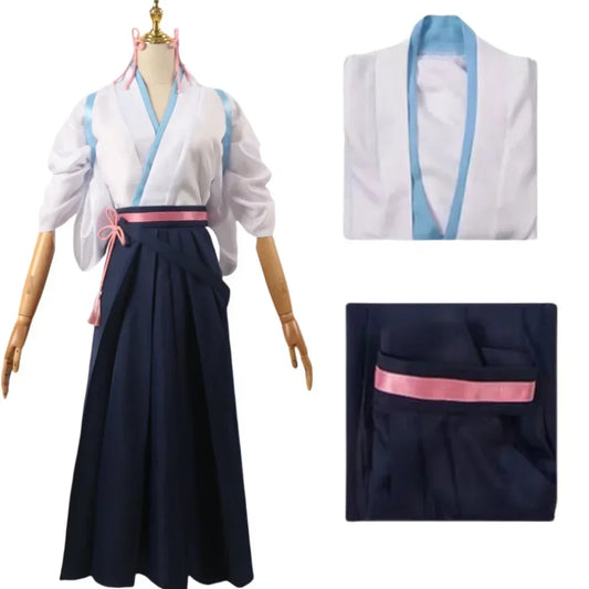2025 Halloween Costumes de cosplay Kamisato Ayaka, jeu d'impact Genshin, poudre bleue, cheveux blancs, exposition d'anime,
