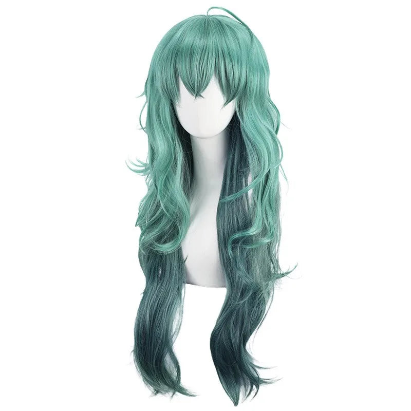 Anime Cosplay Wig Yoshimura Eto – Long Green Gradient Hair And Suit for Tokyo Ghoul Costumes