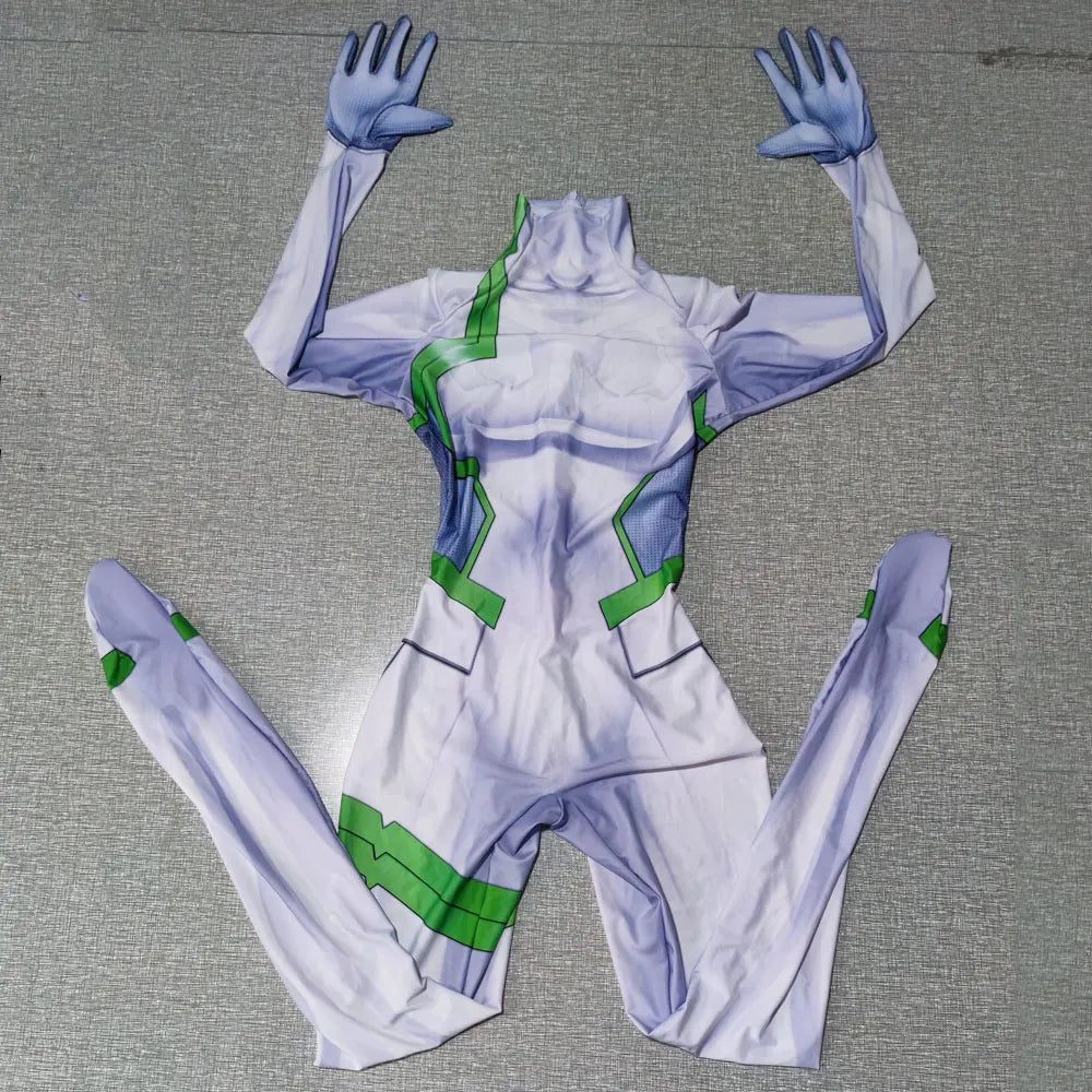 Adult Cosplay Costume Klaxosaur Princess Bodysuit Catsuit